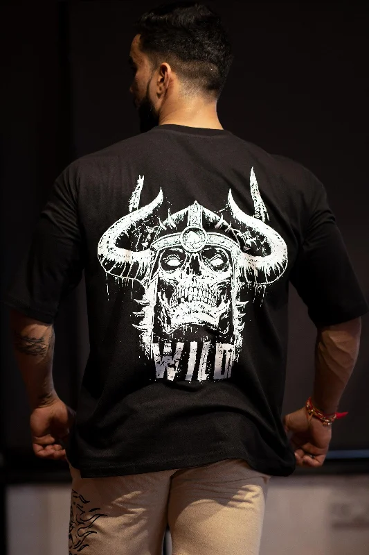 WILD DEVIL "PREMIUM VINTAGE" OVERSIZED T-SHIRT (BLACK)