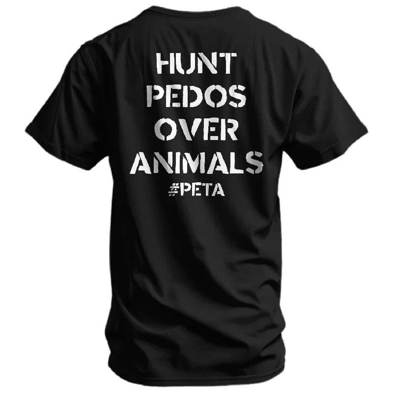 Hunt Pedos Over Animals Men's T-Shirt