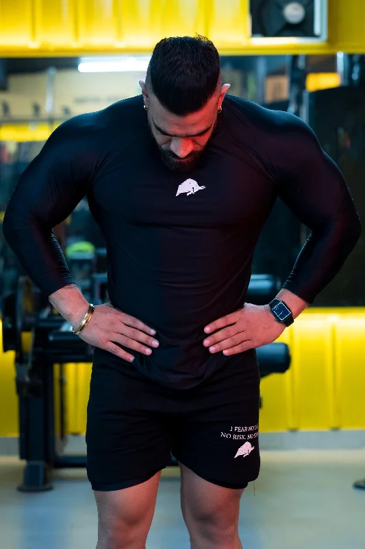 Wild Verve Compression T-shirt Full Sleeve (black)