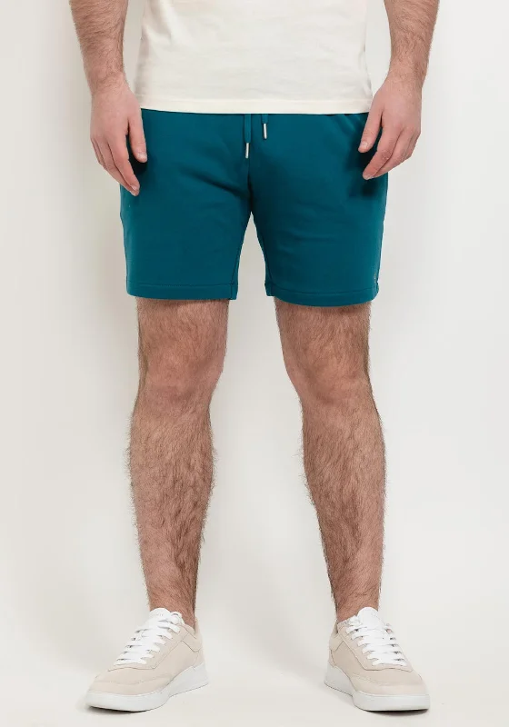 Farah Durrington Organic Cotton Jersey Shorts, Oil Blue