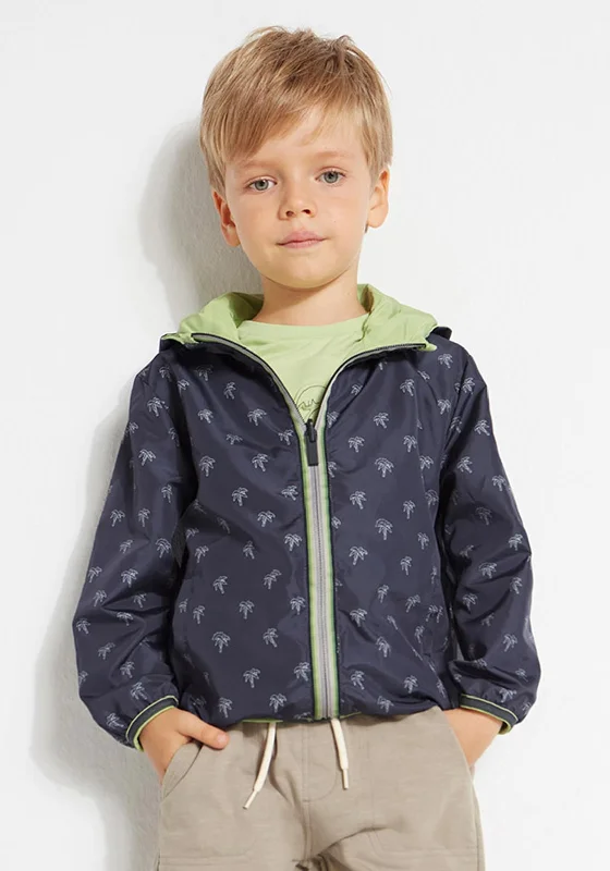 Mayoral Boy Reversible Windbreaker, Lime Green