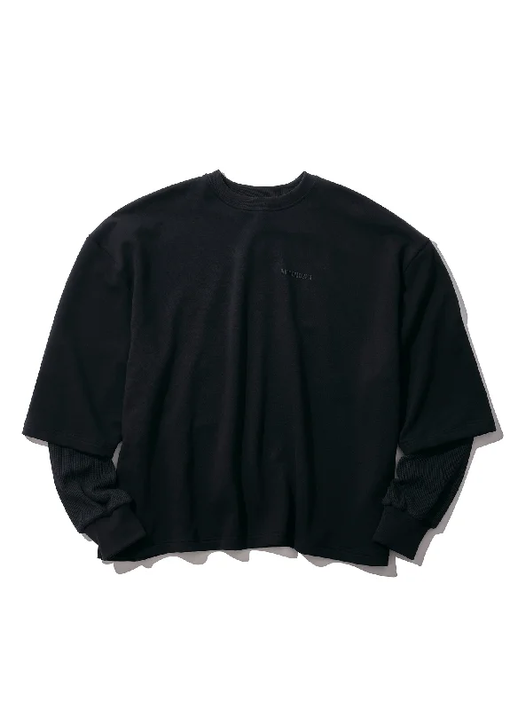 WAFFLE LINED LS BUFFALO T