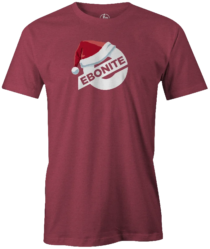 Ebonite Bowling Santa Hat Holiday T-shirt