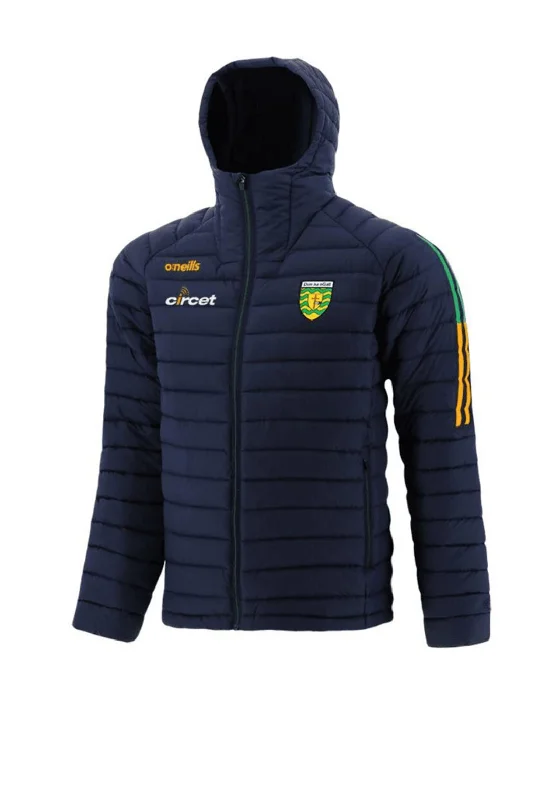 O’Neills Donegal GAA Peak 072 Hooded Padded Jacket, Marine