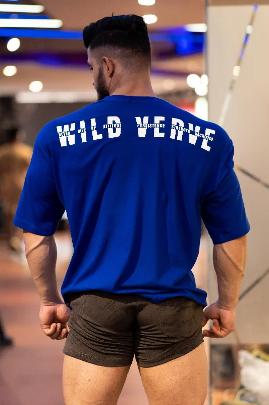 MOTIVATION IS TEMPORARY OVERSIZED T-SHIRT (Royal Blue)