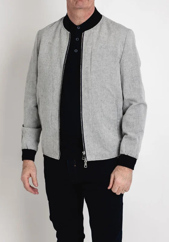 Remus Uomo Ryland Bomber Jacket, Grey