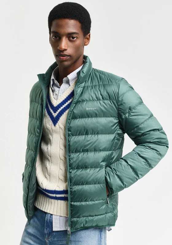 Gant Light Down Jacket, Woody Green