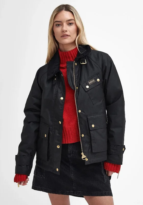 Barbour Mcclain Wax Jacket, Black