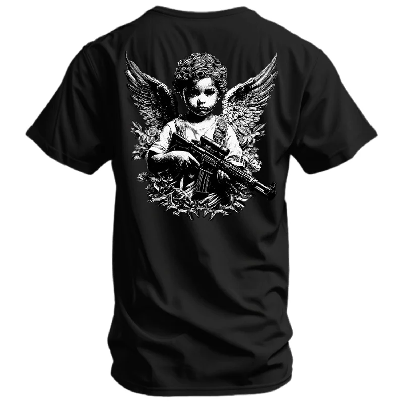 The Armed Guardian Angel Men's T-Shirt