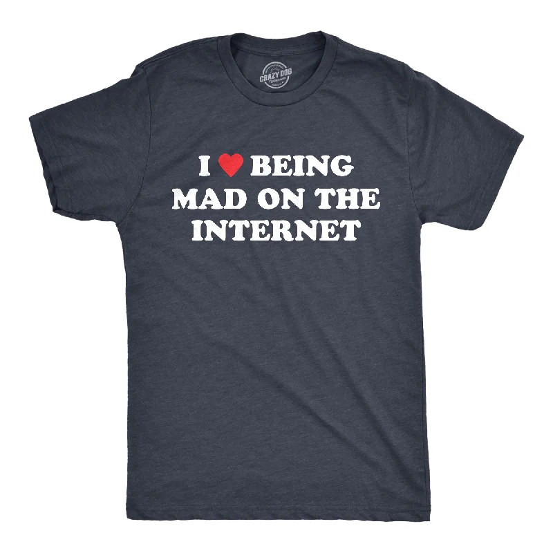 I Heart Being Mad On The Internet Men's T Shirt