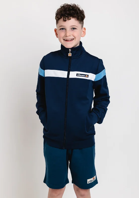 Ellesse Boys Bariya Long Sleeve Track Top, Navy