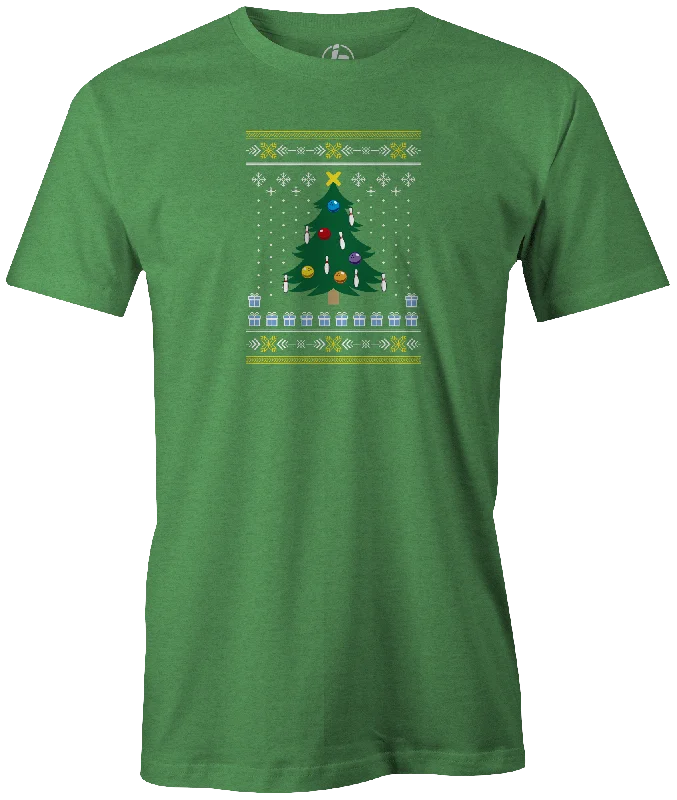 A Bowler's Christmas Tree Ugly T-Shirt