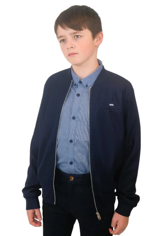 Diesel Boy Dunmore Long Sleeve Jacket, Navy