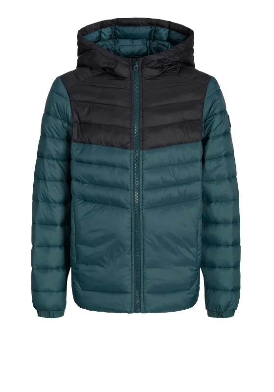 Jack & Jones Boys Esprint Puffer Hooded Coat, Magical Forest