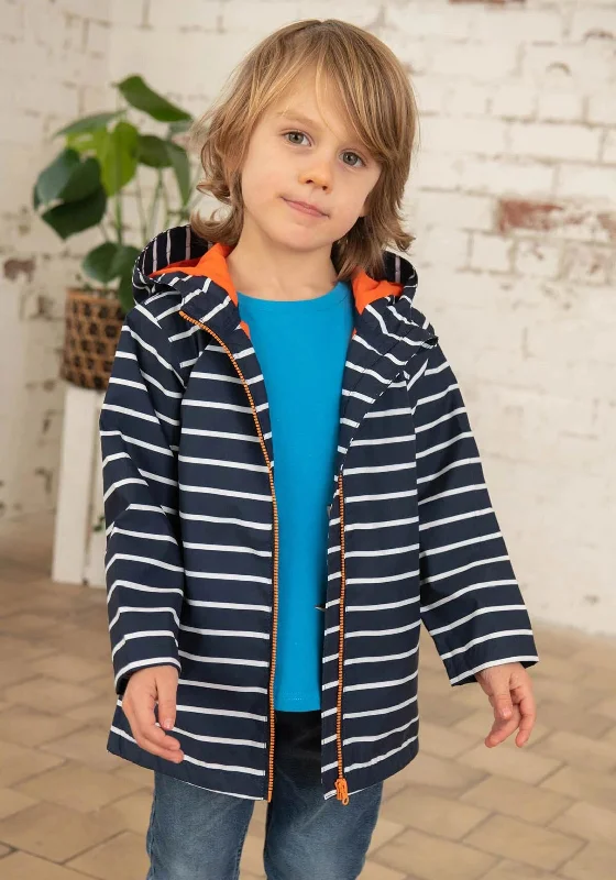 Little Lighthouse Ethan Stripe Jacket, Navy