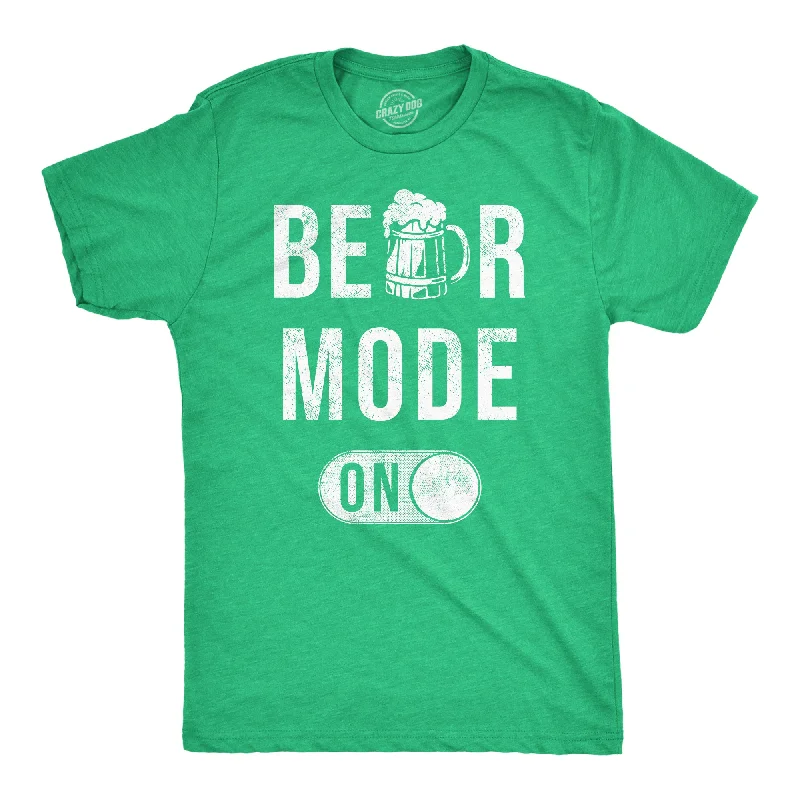 Beer Mode On Men's T Shirt