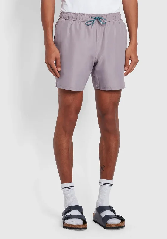 Farah Colbert Swim Shorts, Dusty Purple