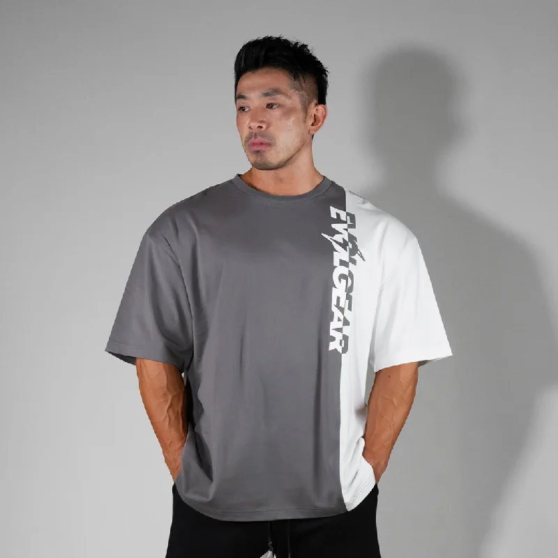 【NEW!】EVOLGEAR SWITCHED OVERSIZE T-SHIRTS【GREY】