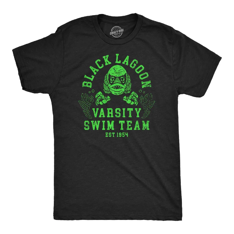 Black Lagoon Varsity Swim Team Men's T Shirt