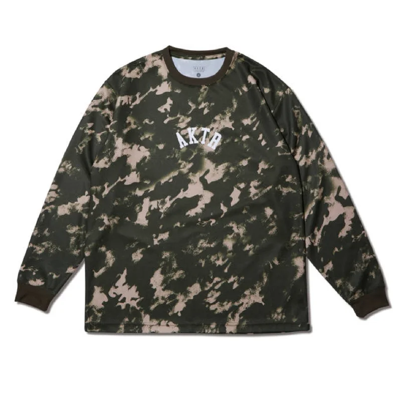 GHOST CAMO CUT-UP L/S SPORTS TEE(AK222-013005)