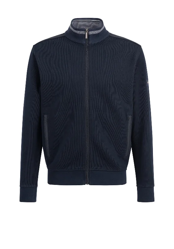 Bugatti Full Zip Knitted Jacket, Navy