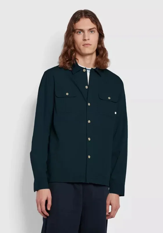 Farah Rockfield Overshirt, True Navy