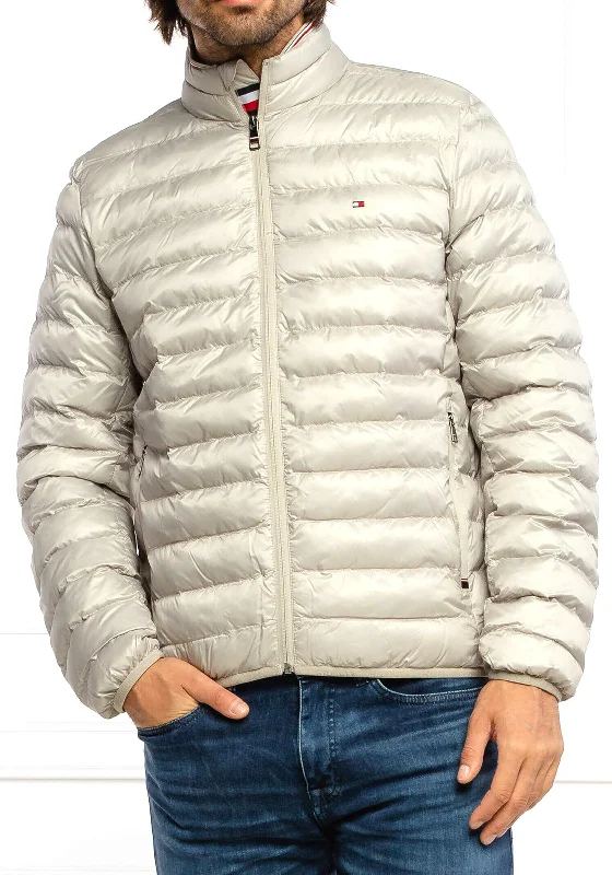 Tommy Hilfiger Packable Circular Jacket, Stone