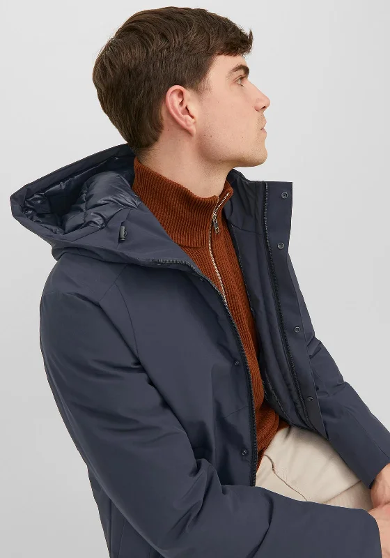 Jack & Jones Blake Parka Jacket, Dark Navy