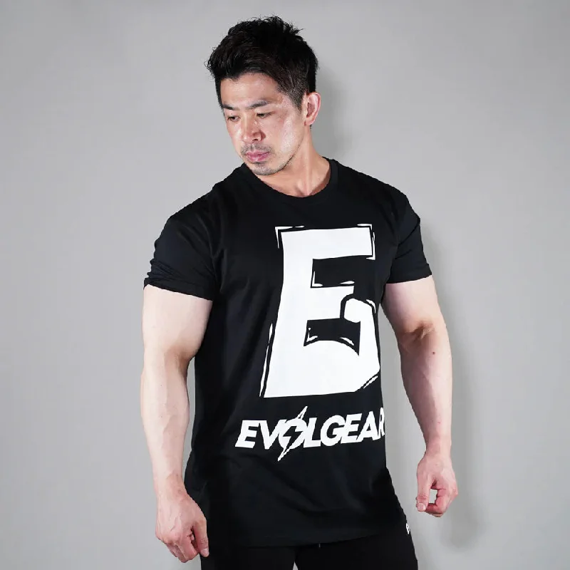 MUSCLE LOGO FRONT PRINT T-SHIRT