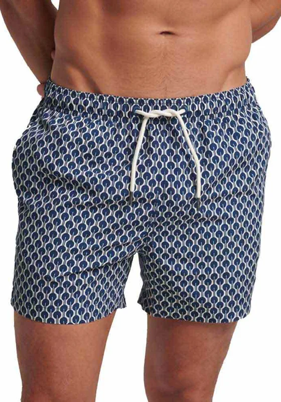 Superdry Studios Swim Short, Gabriella Navy Print