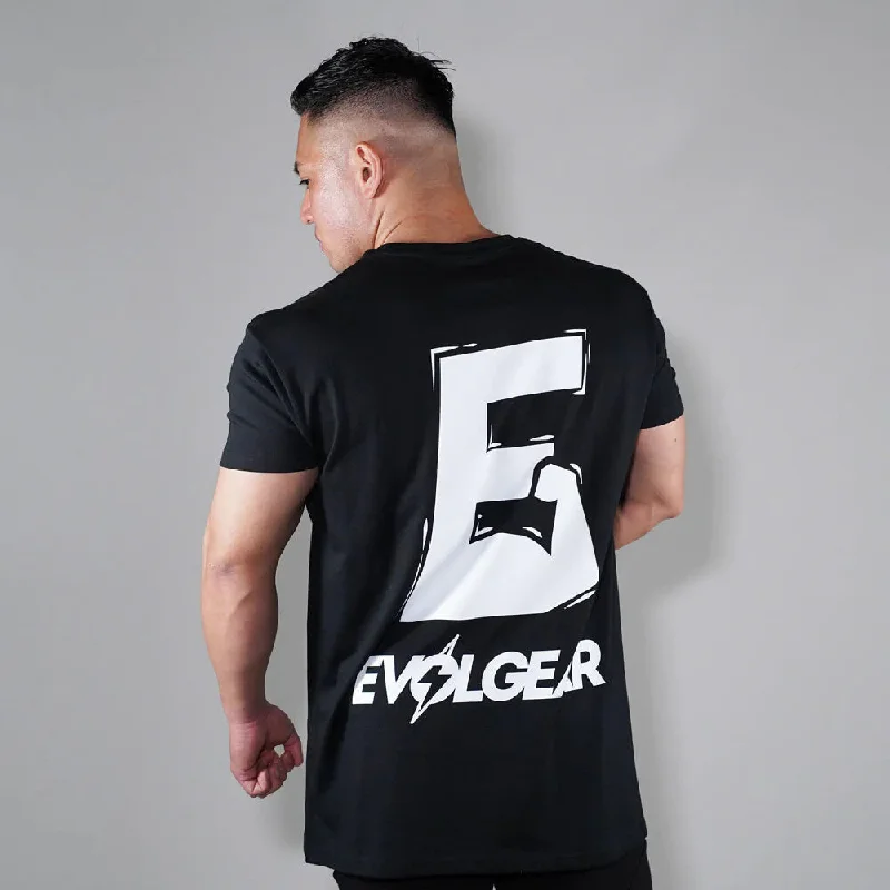 MUSCLE LOGO BACK PRINT T-SHIRT