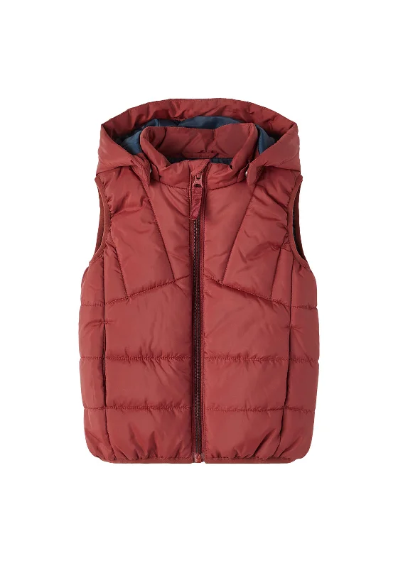 Name It Mini Kids Memphis Gilet, Fired Brick