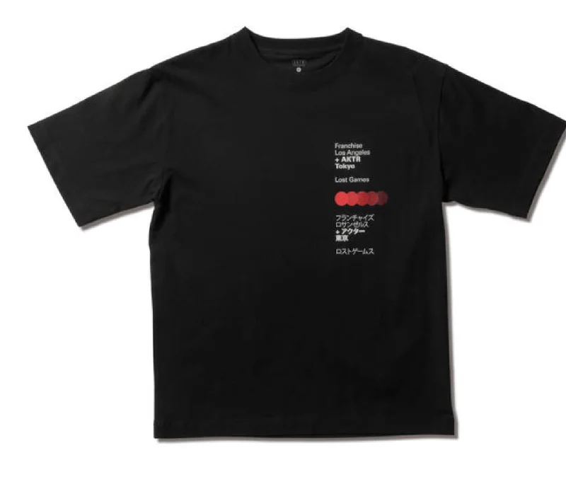 AKTR FRANCHISE LOST GAMES TEE BLACK