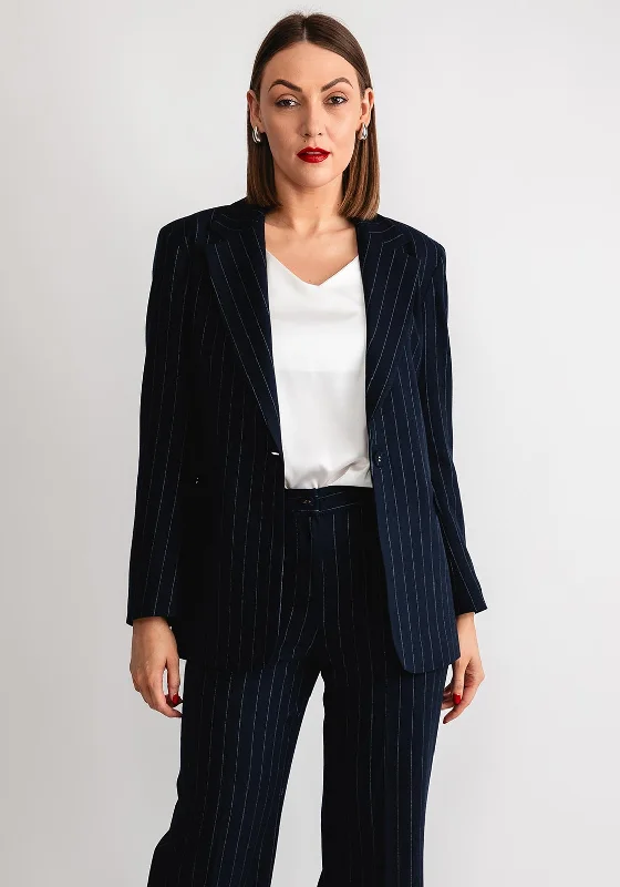 Kate & Pippa Sassari Blazer, Navy Pinstripe