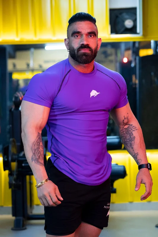 Wild Verve Compression T-shirt (PURPLE)