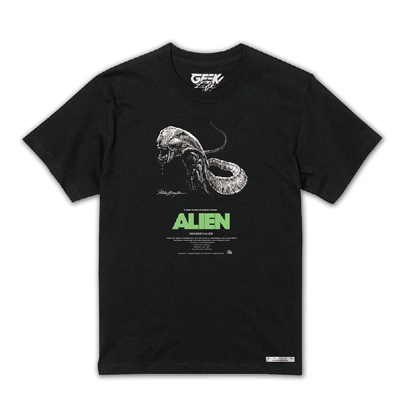 ALIEN CHESTBURSTER T-shirt Artwork by Rockin’Jelly Bean BLK