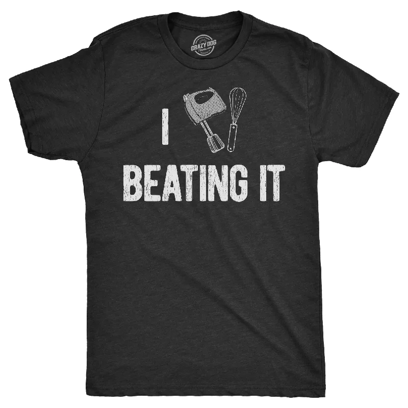 I Heart Beating It Men's T Shirt