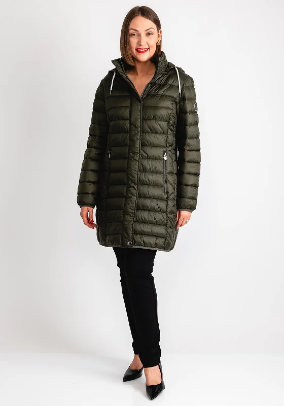 Frandsen Down Padded Hooded Coat, Green