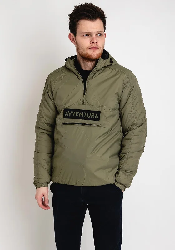 Avventura 808 Quarter Zip Windbreaker, Olive