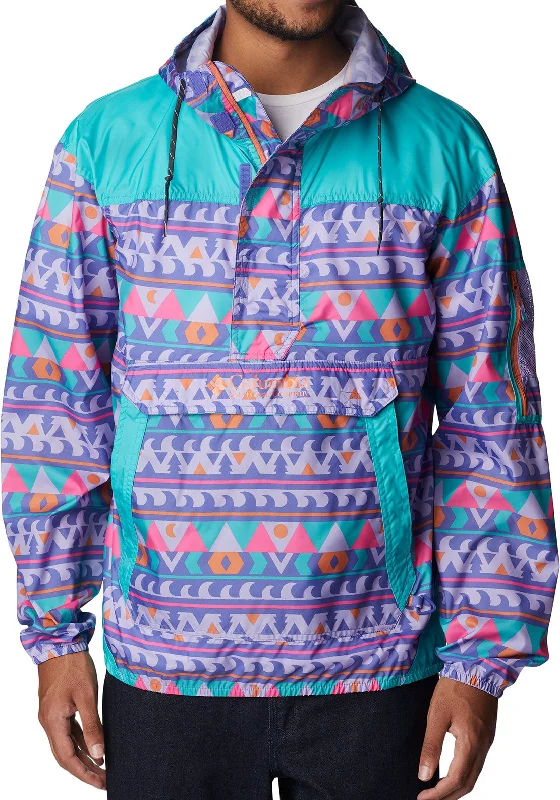 Columbia Challenger Windbreaker, Purple & Orange Multi