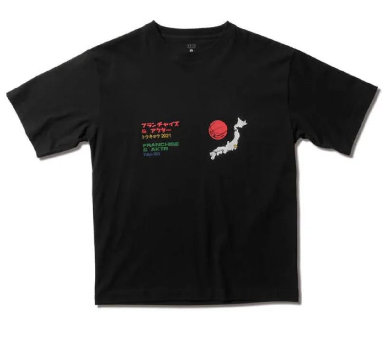 AKTR FRANCHISE TOKYO TEE BLACK