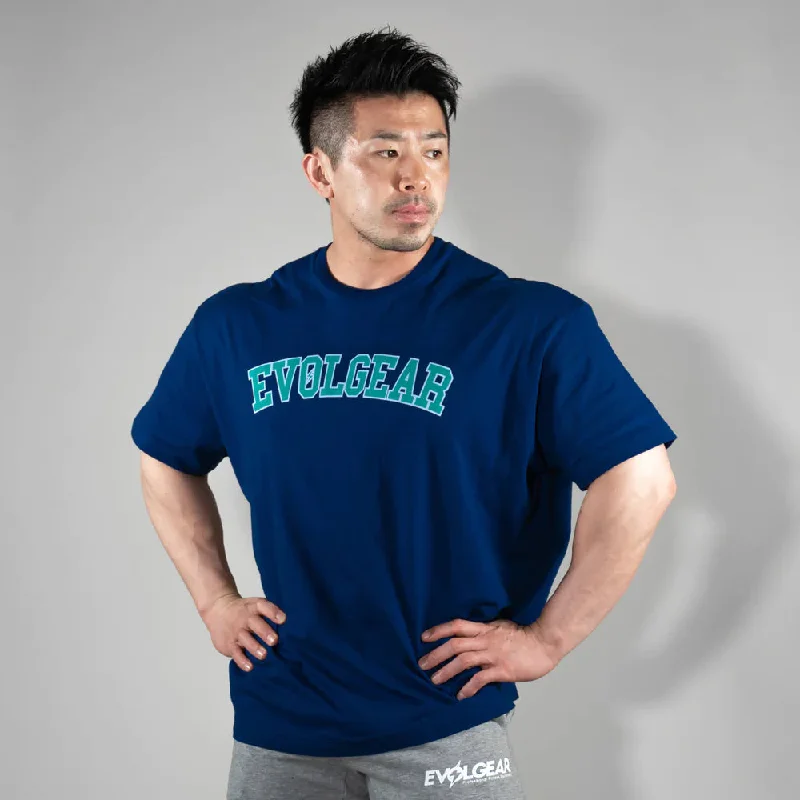 EVOLGEAR COLLEGE LOGO T-SHIRT【NAVY】