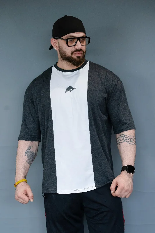 MIXBLEND OVERSIZED T-SHIRT (DARK GREY)