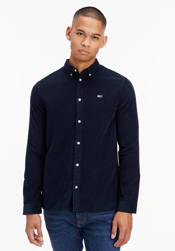 Tommy Jeans Seasonal Corduroy Overshirt, Twilight Navy