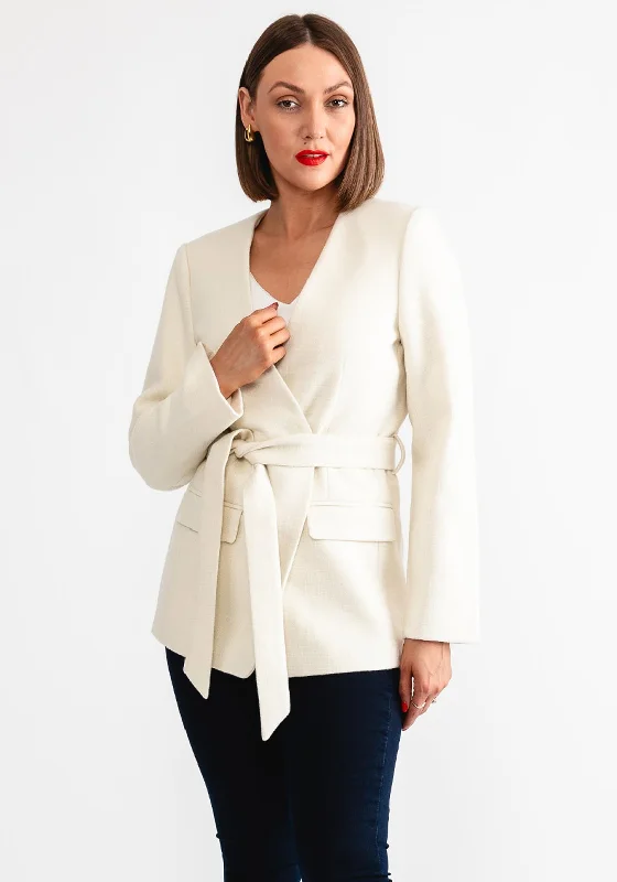 Y.A.S Belli Belted Blazer, Birch