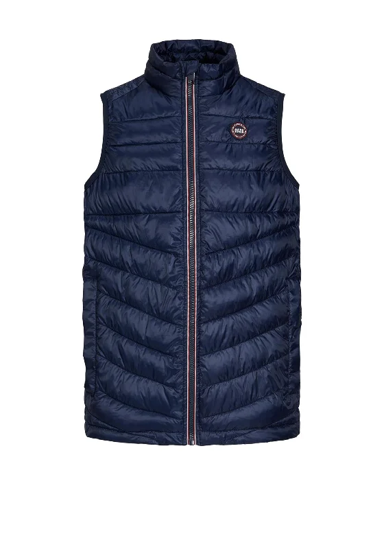 Jack & Jones Boys Hero Collar Bodywarmer, Navy Blazer