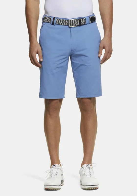 Meyer High Performance Golf Bermuda Shorts, Light Blue