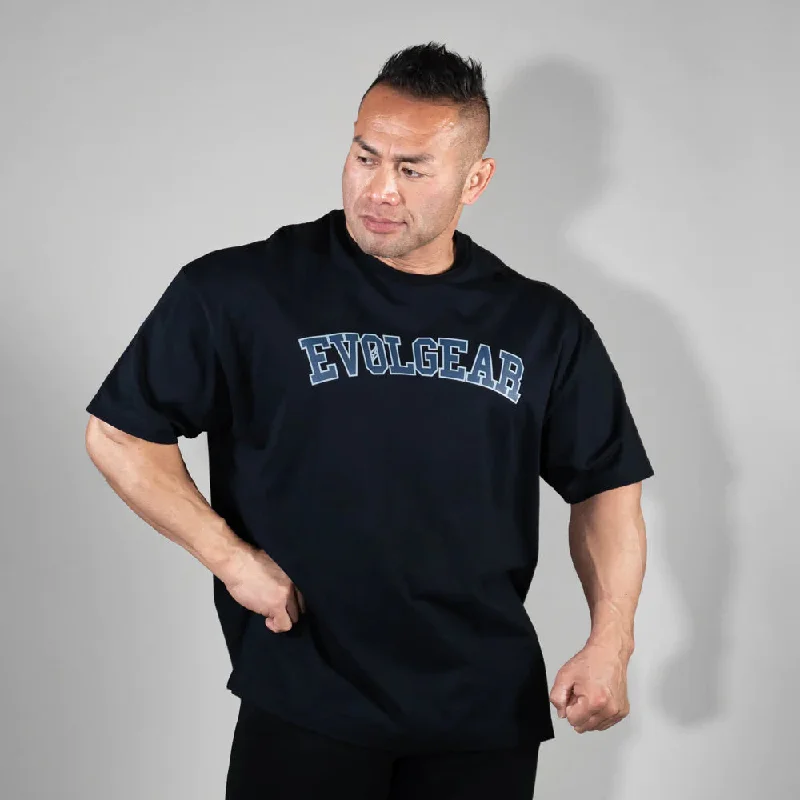 EVOLGEAR COLLEGE LOGO T-SHIRT【BLACK】