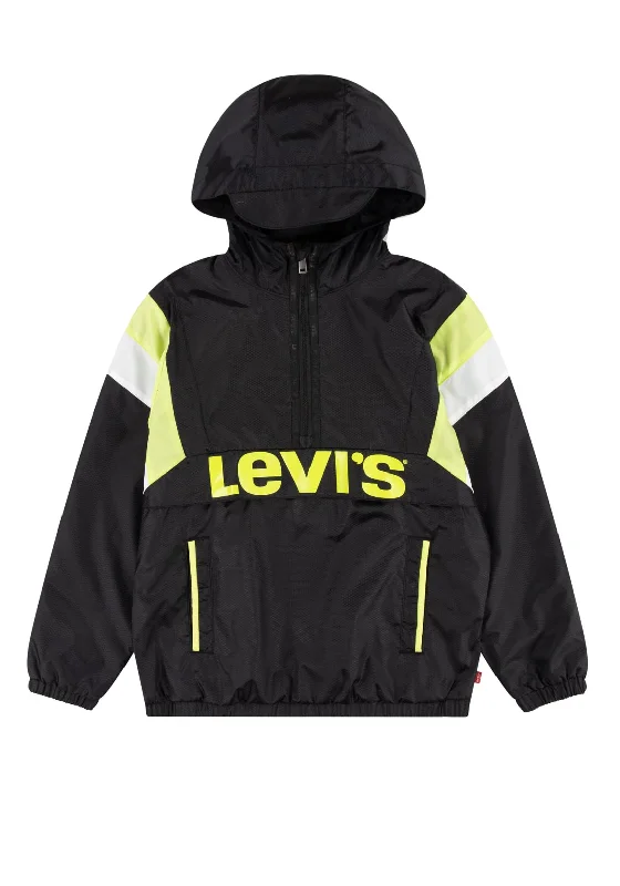 Levi’s Boy Colour Block Anorak, Black