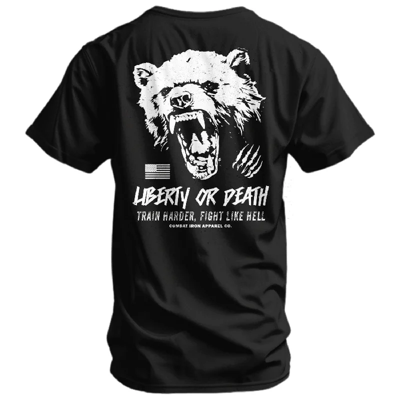 Liberty Or Death Fight Like Hell Men's T-Shirt